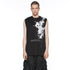 JULIUS 917CPM2 Black / Garden Sleeve Less Top